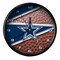 The Memory Company 11.5" Blue and Brown NFL Dallas Cowboys Wall Clock
